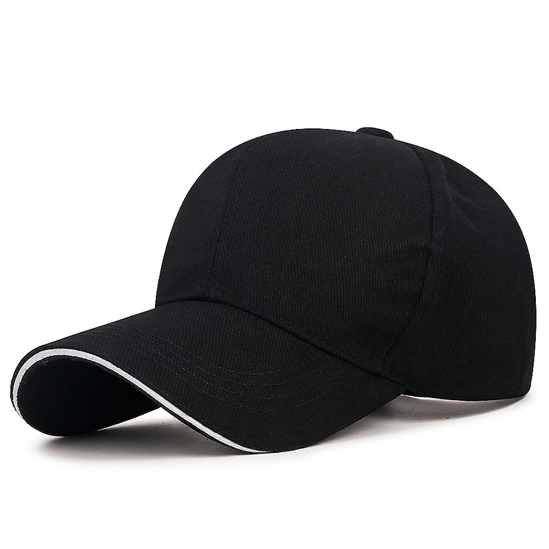 New Spring and Autumn Four Seasons Solid Color Baseball Cap Outdoor Light Board Peaked Cap Simple Pure Color Street Style Men and Women Sun-Proof