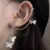 Korea Network Same item ins Hearts Cold Ultra cents butterfly Ear Studs Earrings Ear bones one Korea Network Same item ins Hearts Cold Ultra cents butterfly Ear Studs Earrings Ear bones one