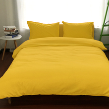 3DWF简约纯色磨毛四件套果绿色床单被套罩床上用品学生宿舍三
