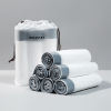 disposable bag household thickening Drawstring white disposable bag Large plastic bag Portable 45*50cm Closed pocket disposable bag household thickening Drawstring white disposable bag Large plastic bag Portable 45*50cm Closed pocket
