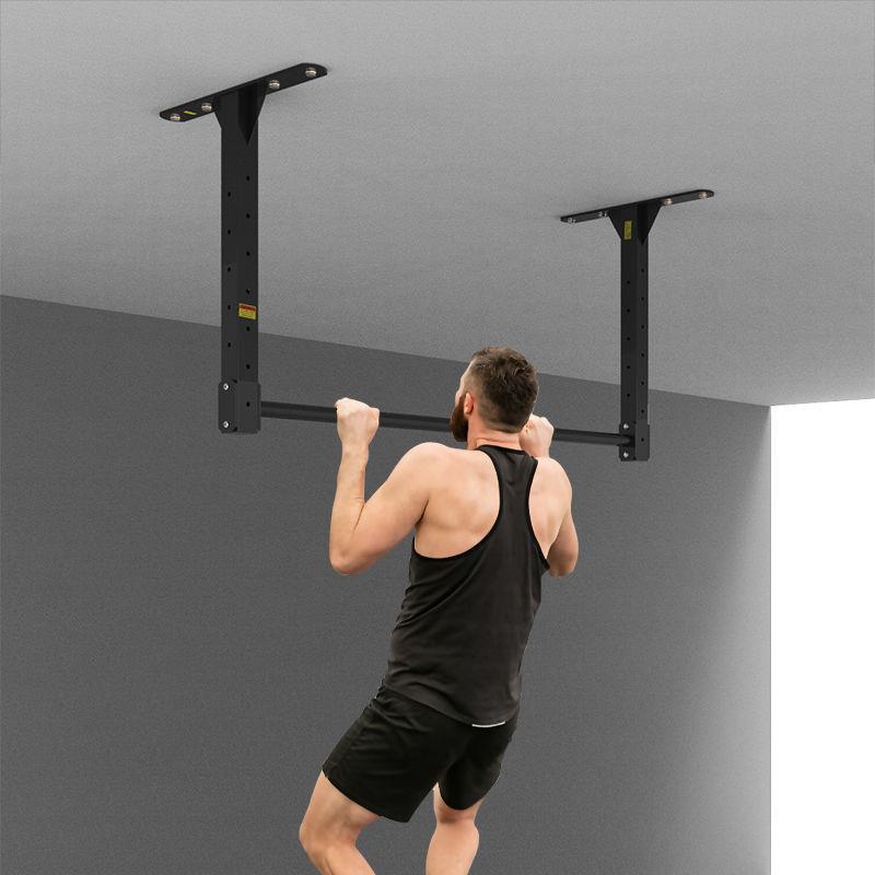 吊顶天花板引体向上器 家用高低可调臂力锻炼单杆 大型单杠-阿里巴巴