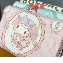 三丽鸥幼儿园宝宝乳胶枕纯棉岁适用超软库洛米儿童枕头儿童乳胶枕