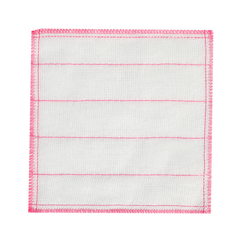 Factory Direct Sales Oil-Free Cotton Yarn Dishcloth Oil-Absorbing Scouring Pad 5-Layer Quilted Rag Absorbent Dish Towel
