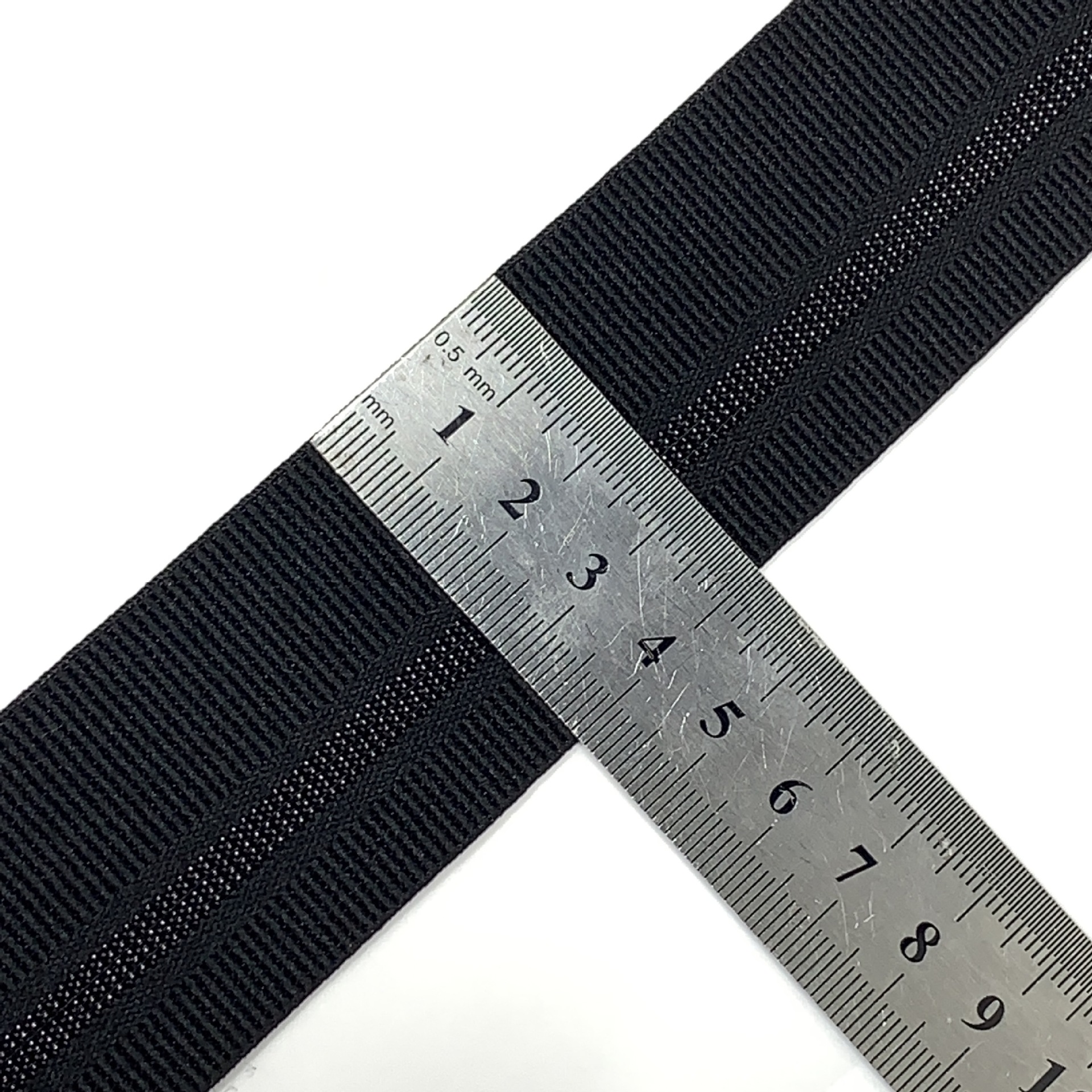 4cm Black Onion Thread Elastic Belt Thickened Tank Pattern Black Nylon Elastic Band Clothing Accessories