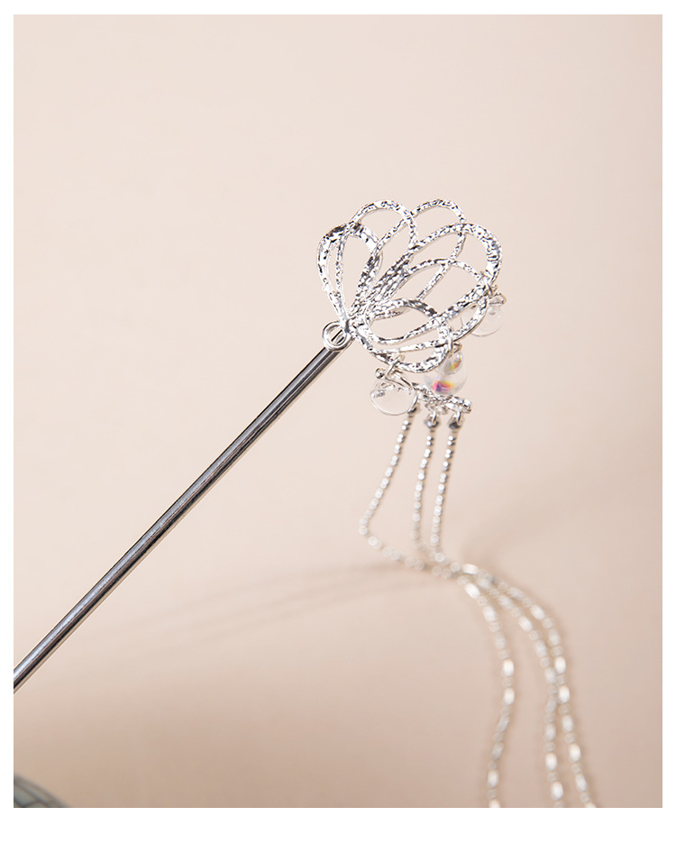 汉服发簪简约仙气流苏步摇簪子女古风国潮少女头饰古典复古发饰