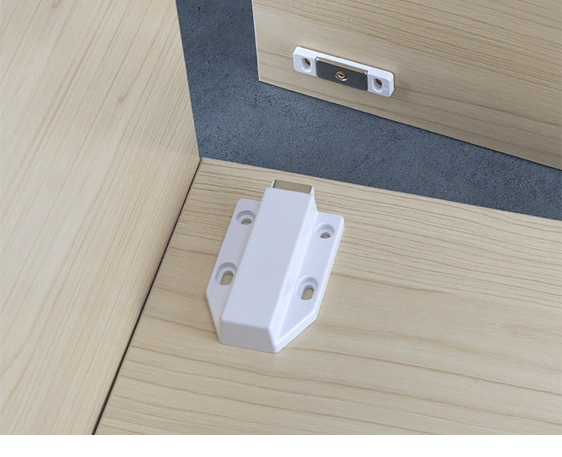 衣橱柜门反弹器 免拉手按压式磁吸 弹簧开门器单双门大力自弹器