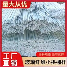 100根拱棚大小支架菜棚保温棚花棚玻纤杆农用拱竿骨架玻璃钢实心