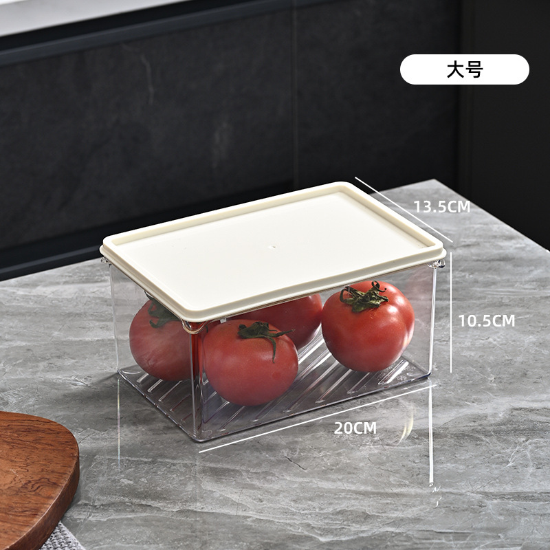 Pet Refrigerator Storage Box Crisper Food Grade Device Vegetable Egg Dumpling Freezer Box Sealed Box