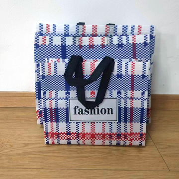 覆膜无纺布线条手提袋 皮衣皮草购物袋 大衣羽绒服可定礼品服装袋