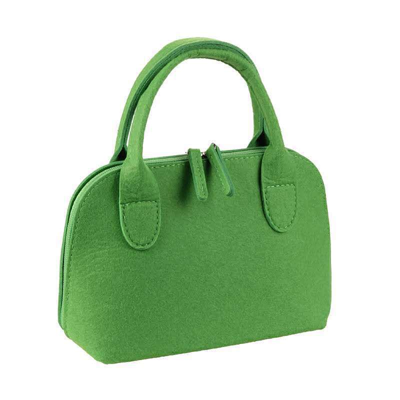 Felt Bag Women's Shoulder Messenger Bag Handbag Storage Bag Large Capacity Multifunctional Cosmetic Bag