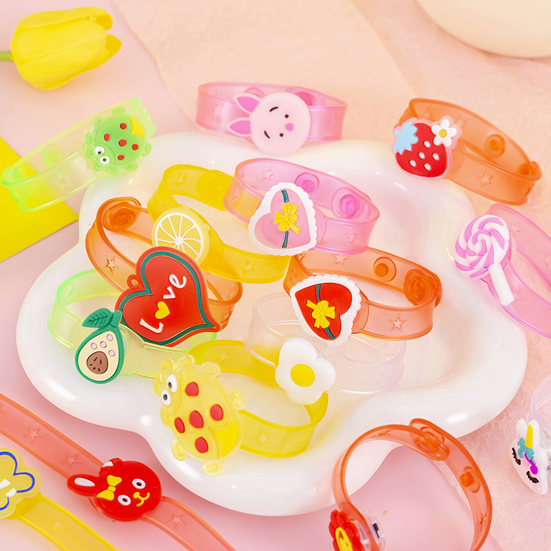 Luminous Bracelet Cartoon Creative Watch Flash Children's Gift Small Toy Stall Supply WeChat QR Code Scanning Gift