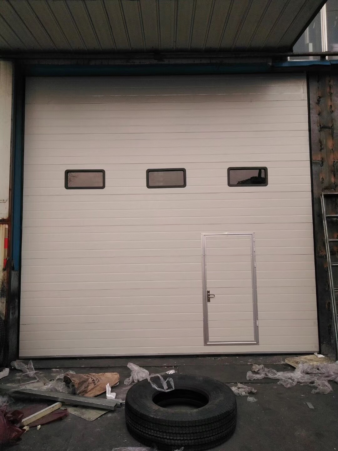 工业门 车间彩钢大门 工业保温平开门工厂车间仓库电动工业门-阿里巴