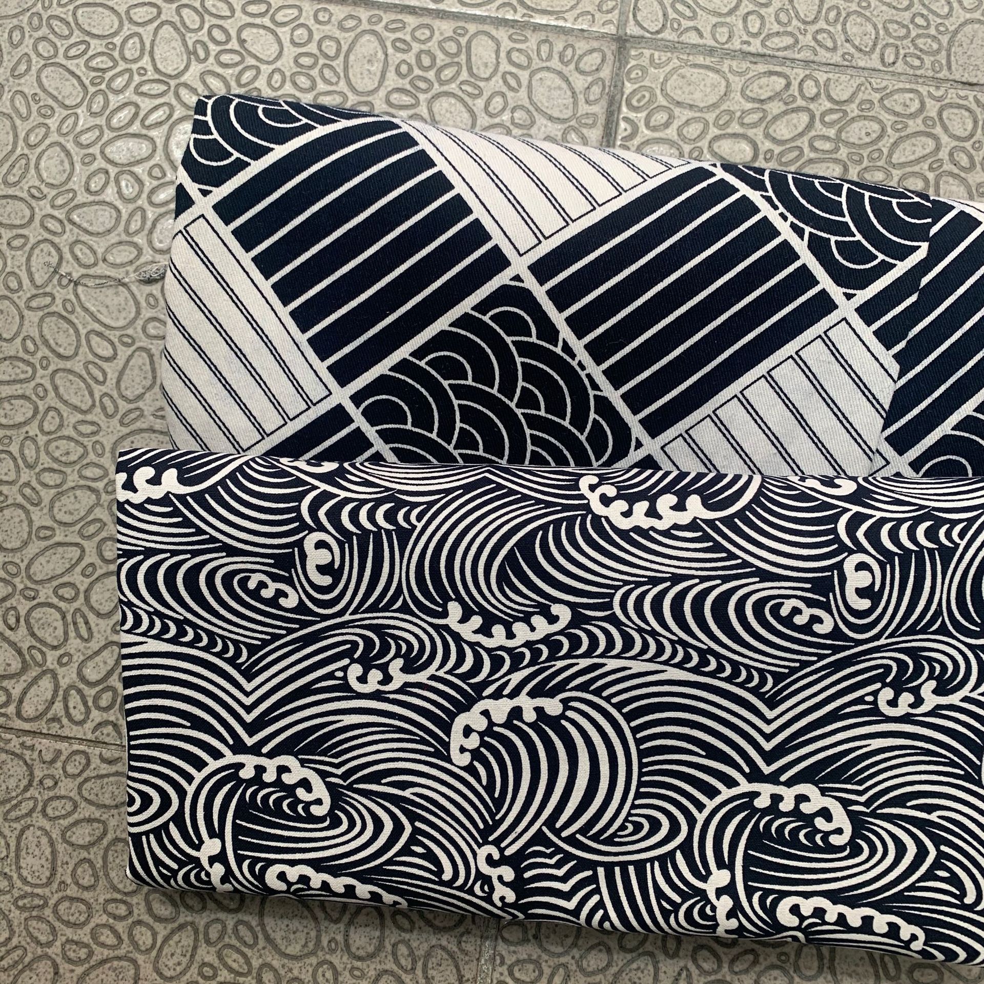 进口斜纹布料纯棉