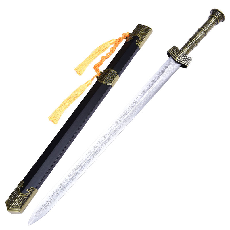 longquan ancient han sword liu bei qin wang sword decorative sword long sword sword self-defense sword martial arts town house cold weapon not open blade