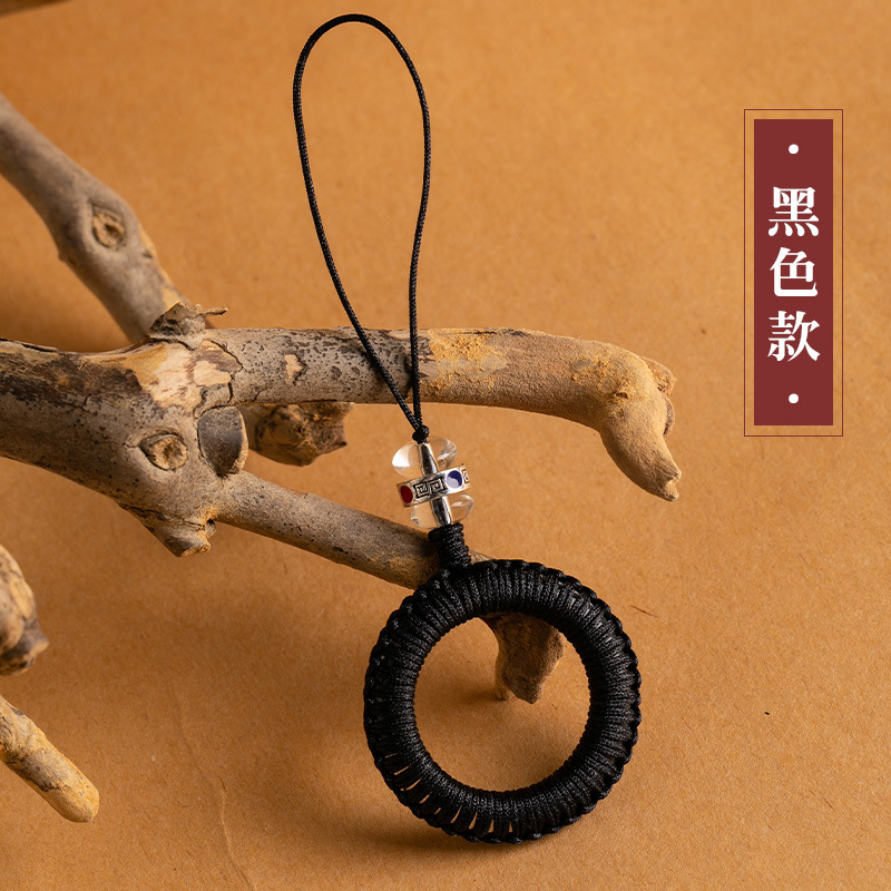 Antique Phone Accessory Chain U USB Flash Drive Pendant Zipper Head Fastened Ring Key Anti-Lost Umbrella Ornaments Crafts Hang Rope