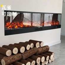 QD4D圆木桩壁炉装饰木头原木摆件装饰木柴木材树桩围栏园艺小木桩