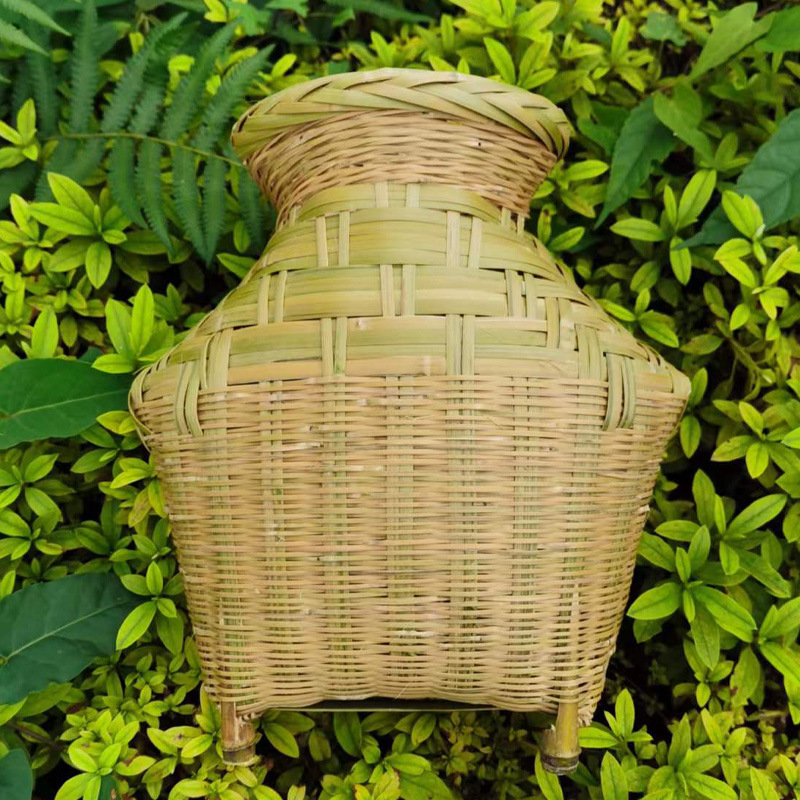 批发鱼篓贵州传统工艺竹制品三穗竹编鱼篓竹篓茶叶篓竹笼芭磊大号