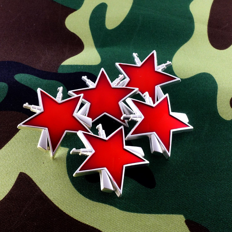 仿苏联南斯拉夫游击队之星一二三红星徽章勋章奖章刺马钉胸针