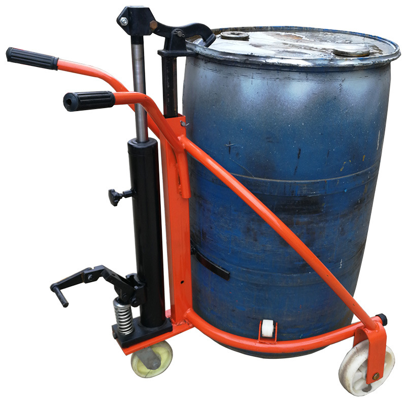 300kg塑料脚踏油桶搬运车 鹰嘴手推液压车 咬嘴叉车油缸 千斤顶