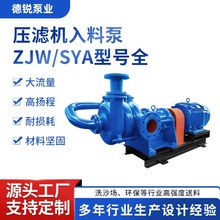 压滤机入料泵耐腐耐磨砂浆泵耐酸碱防腐泵浓硫酸污水入料泵配件
