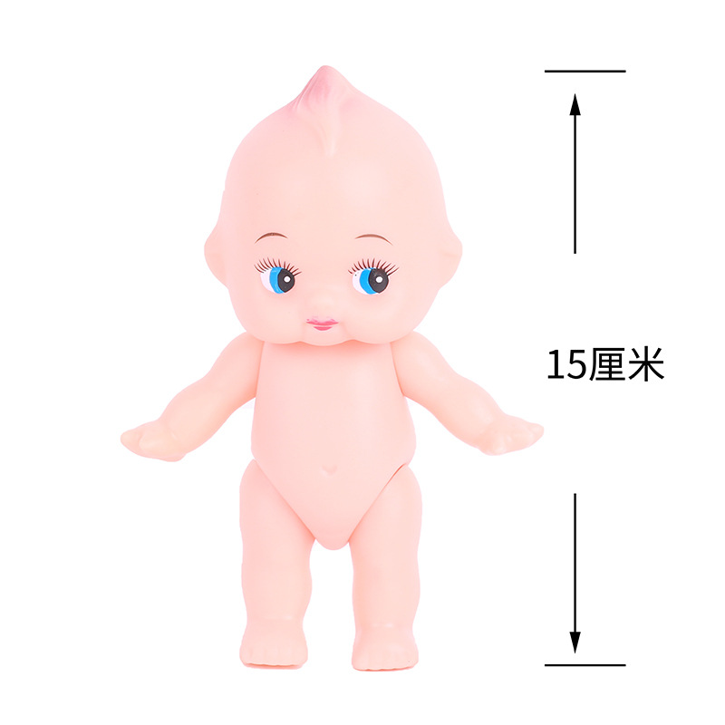 跨境工厂直销三毛娃娃儿童医生玩具ob11素体裸娃搪胶配件婴儿公仔