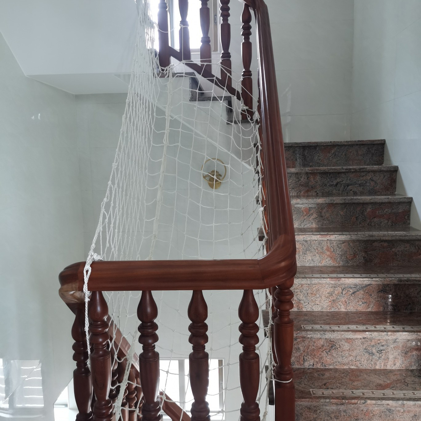 加厚安全网10mm儿童护栏网高空坠物楼梯防护网阳台阁楼防坠网细孔