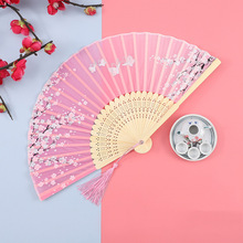 扇子折扇古风中国风女式汉服旗袍舞蹈儿童学生夏日随身折叠小巧扇