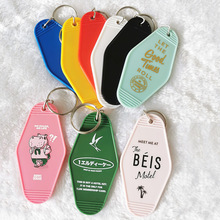 厂家直供彩色塑料钥匙  号码牌  外贸酒店宾馆菱形钥匙牌