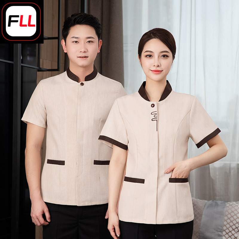 保洁工作服短袖夏季物业商场酒店客房宾馆清洁阿姨员工医院男女