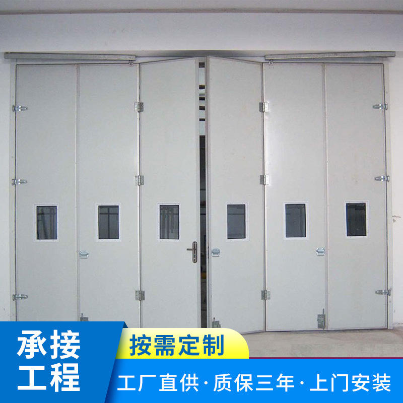 广州德玛车间折叠门遥控自动厂房仓库电动工业折叠大门安装维修