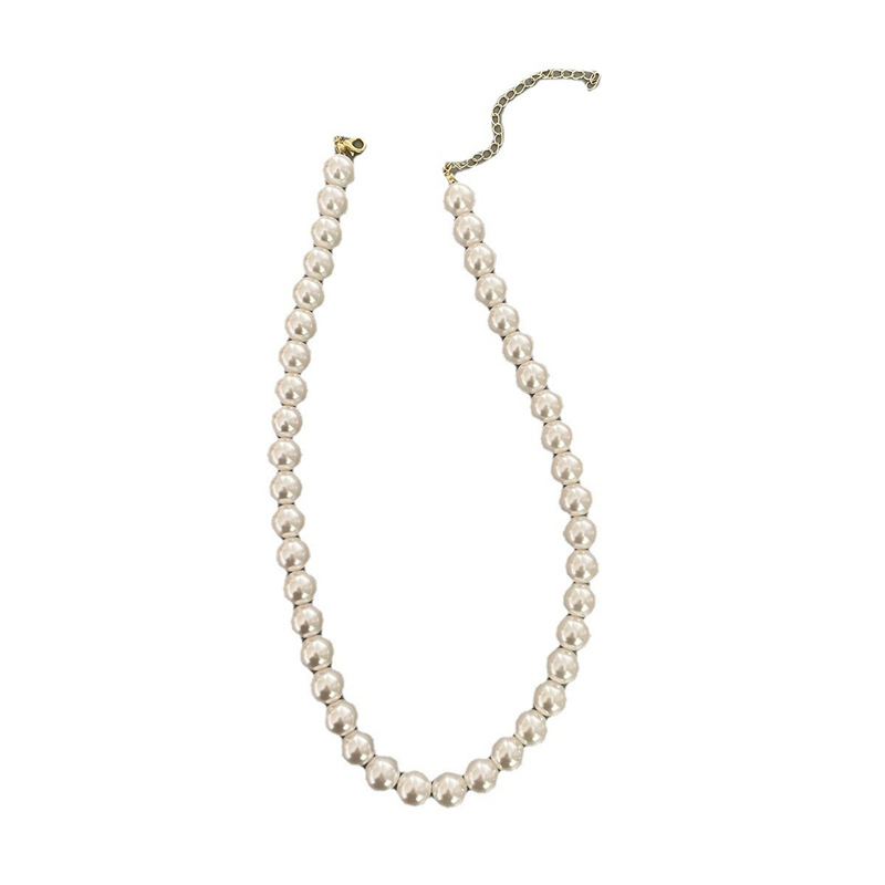 Spring and Summer All-Match Simple Pearl Necklace Women's Jewelry Ladies Fashion Necklace Temperament Design High-Grade Clavicle Chain