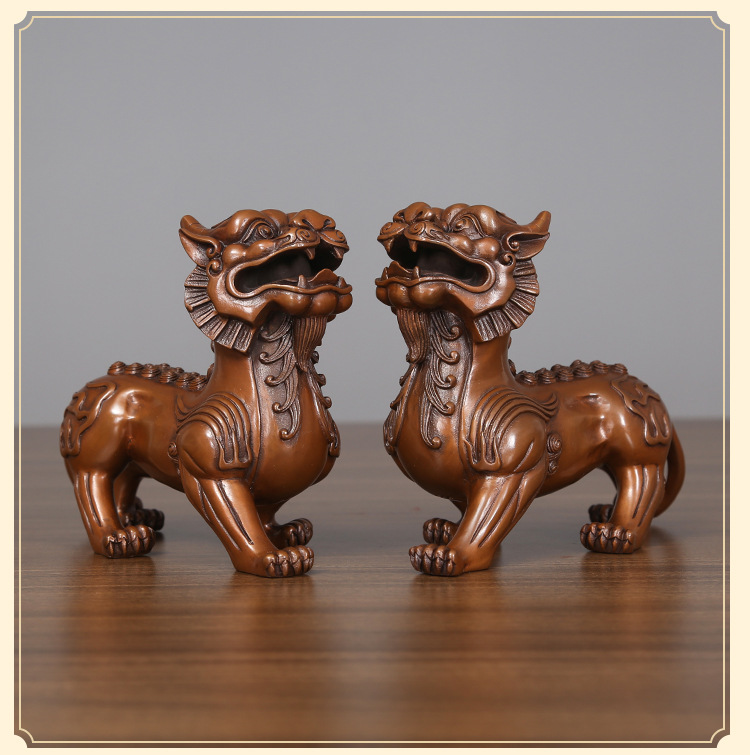 紫铜双角貔貅摆件家居工艺品公司乔迁开业礼品