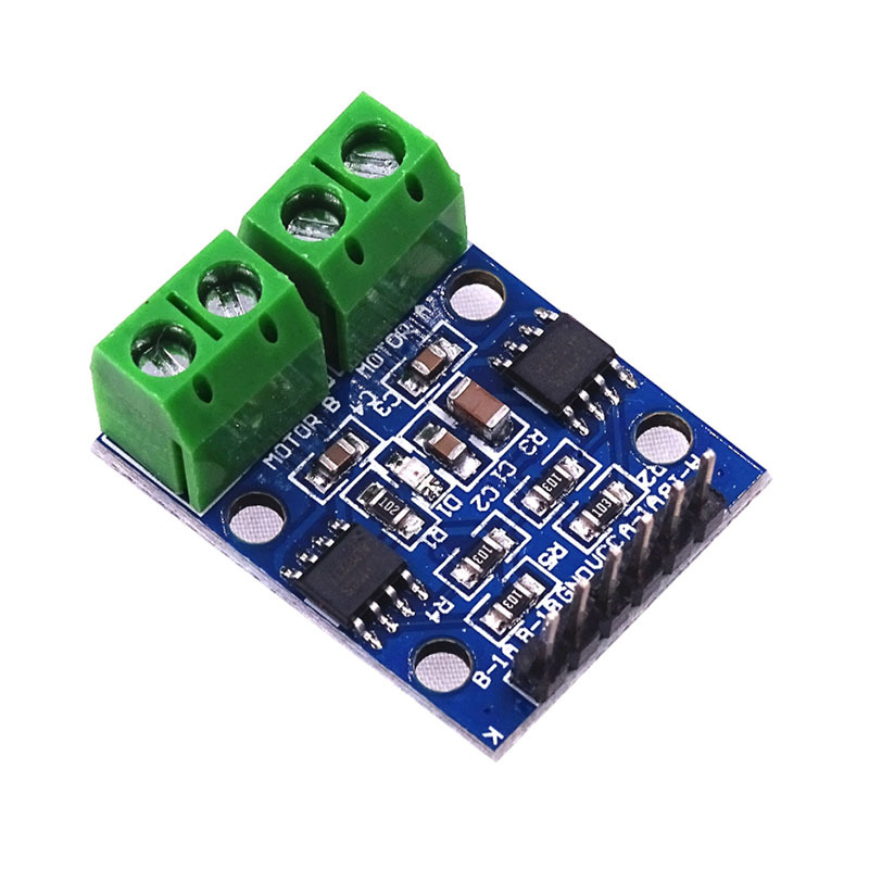 l9110s桥两路直流电机步进电机驱动板智能小车控制器模块