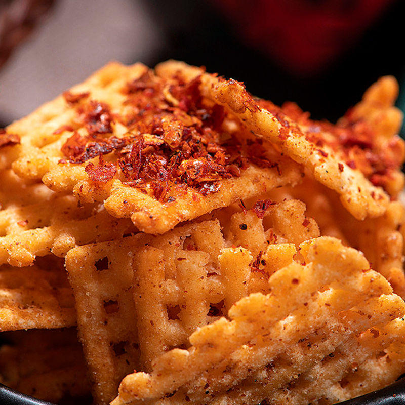 陕西锅巴零食老式花椒麻辣网红锅巴批发整箱散装大米锅巴大礼包