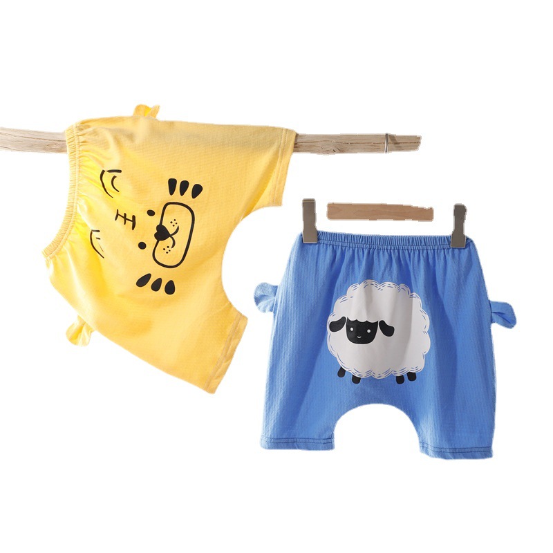 Baby Bottom-Enlarged Pants Summer Thin Male Outer Wear Pants Baby Shorts Female Little Kids' Summer Clothing Toddler Harem Pants New