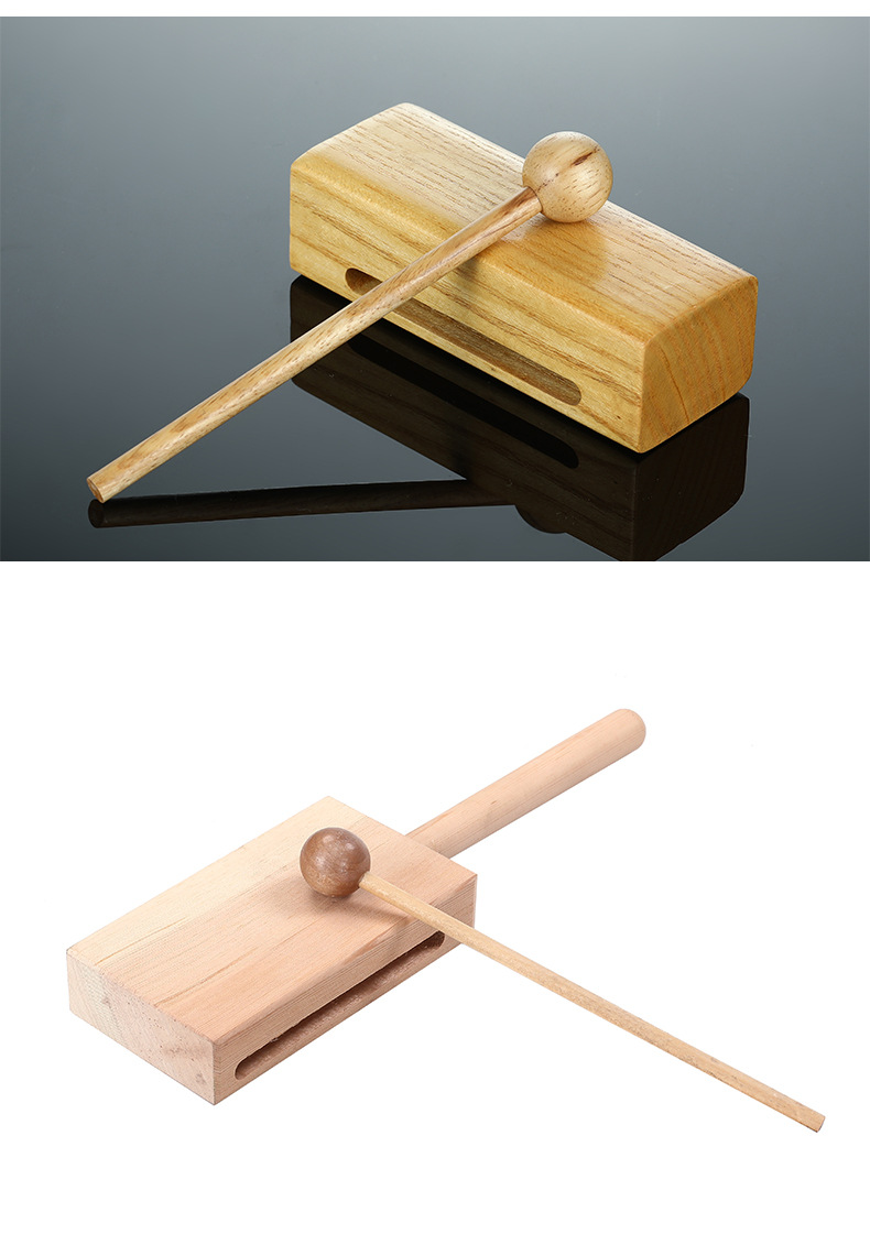 高低梆子批发 放心品质乐器 亲子早教奥尔夫乐器 木制龙头梆子