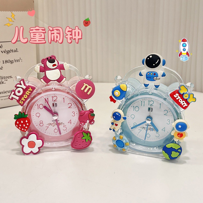 闹钟学生专用起床神器儿童智能小闹铃可爱卡通男女孩桌面电子时钟