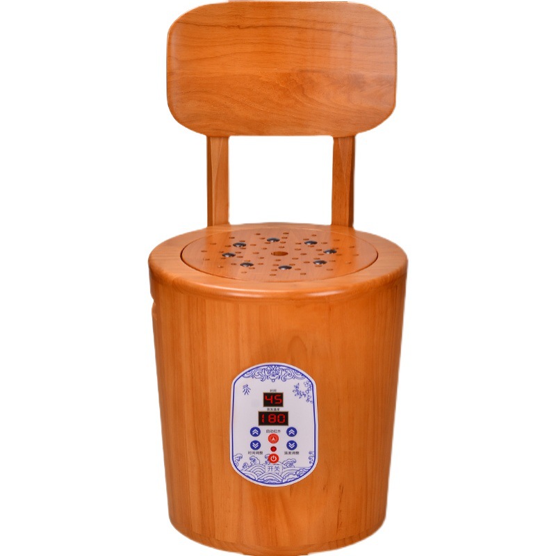 艾灸座椅靠背私密仪器一体机电子熏蒸家用仪坐熏桶凳子无烟坐灸仪