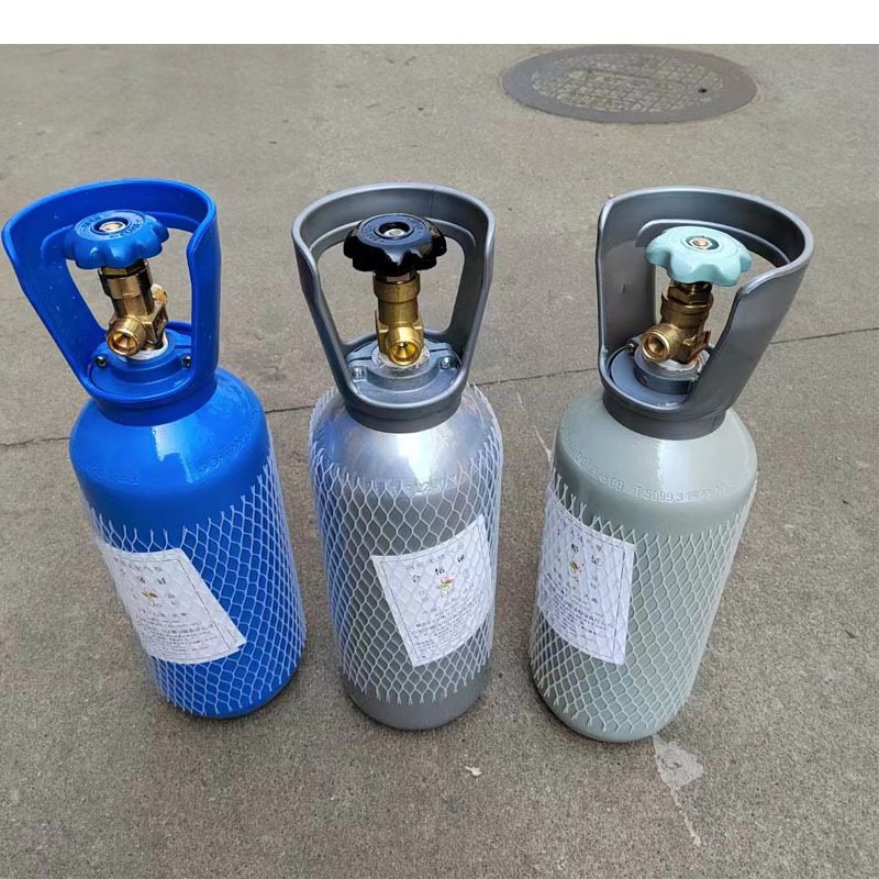 二氧化碳气瓶 氧气钢瓶2l/4l/8l/12l 37mn 医用氧气瓶 可乐机用