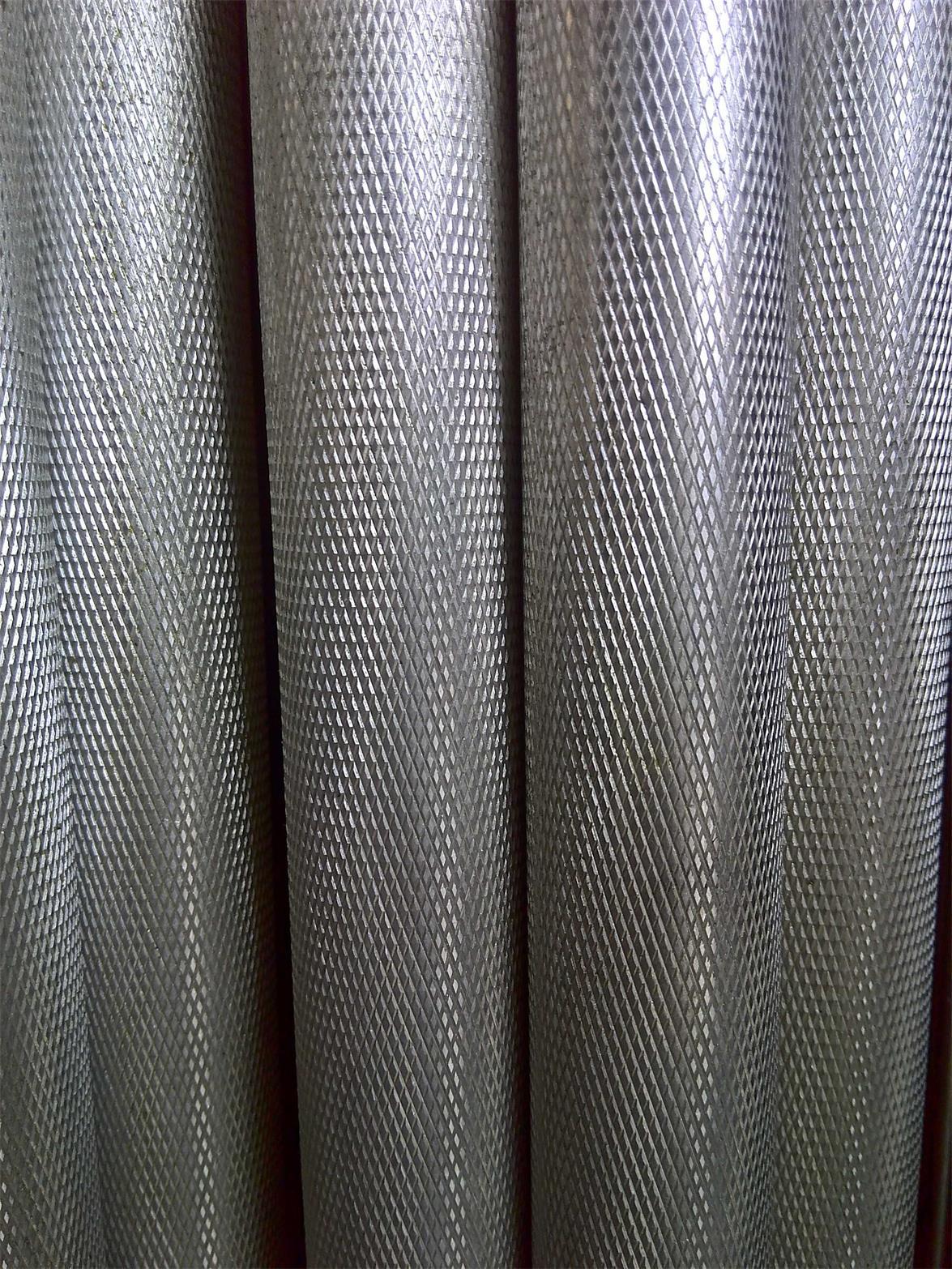 加工网花铝棒 压花铝管直纹/斜纹/网纹拉花6061铝合金棒滚花 滚牙