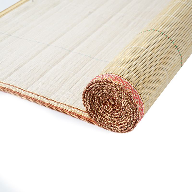 席子批发本色特细款竹凉席学生席上下铺寝室单人床凉席竹席供应