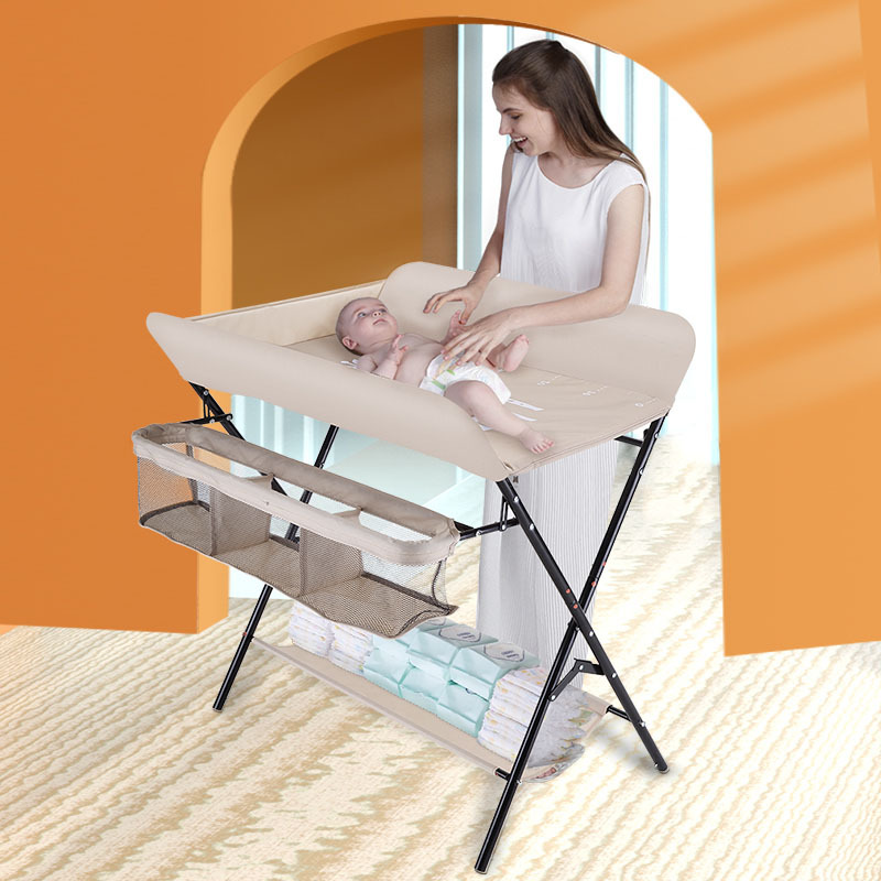 尿布台婴儿护理台新生儿多功能可折叠洗澡台换尿布宝宝抚触按摩台