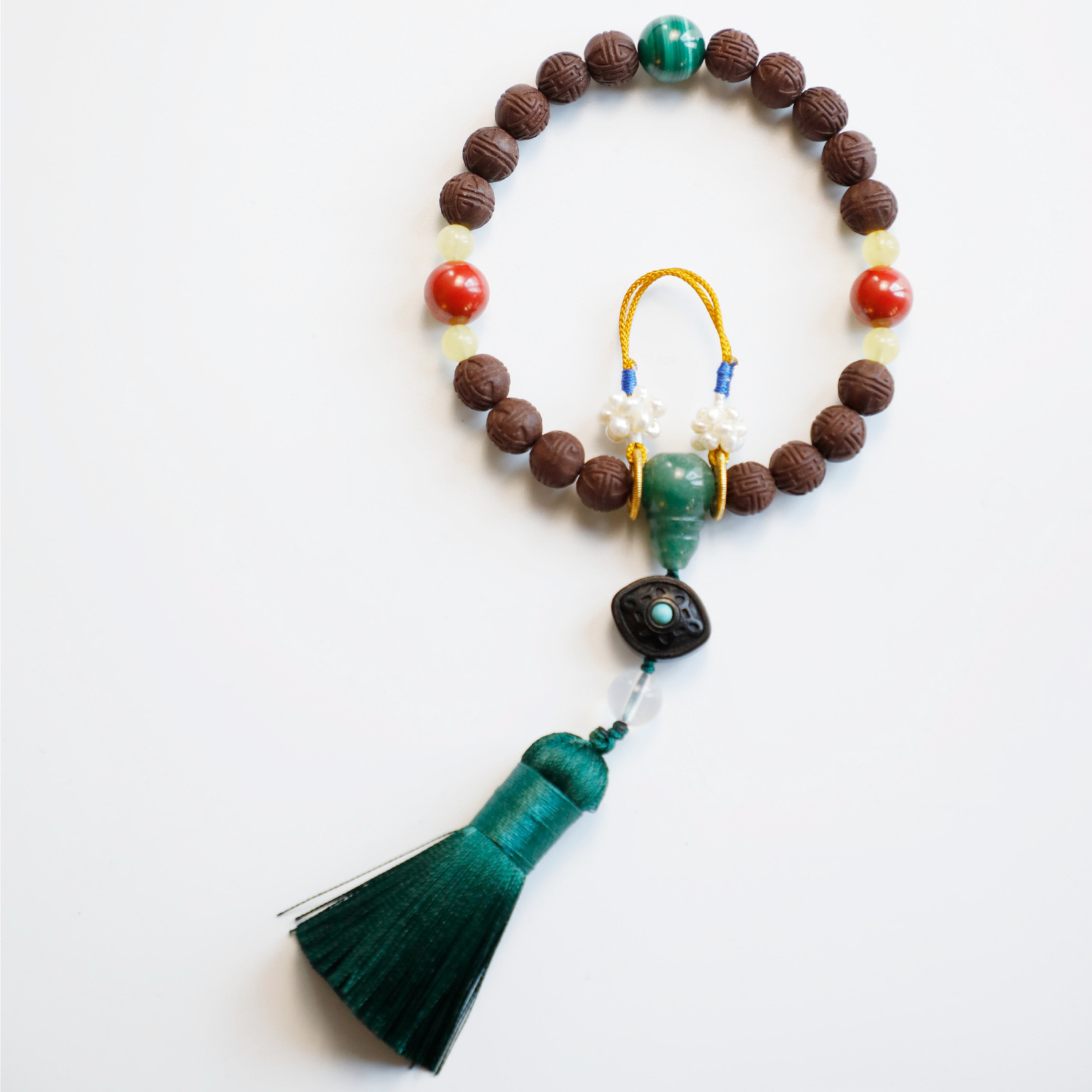 杜掌柜甘清露华古法手捻合香珠手串男女盘玩檀木药香沉香佛珠手持