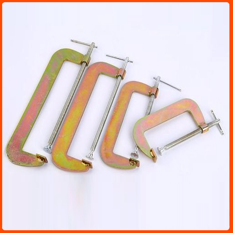 Factory Supply Carpenter's Clamp Sub G-Shaped Clip G Clamp Heavy Duty Carpenter's Clamp C- Shape Clamp Woodworking Machine Tool Malang Holder