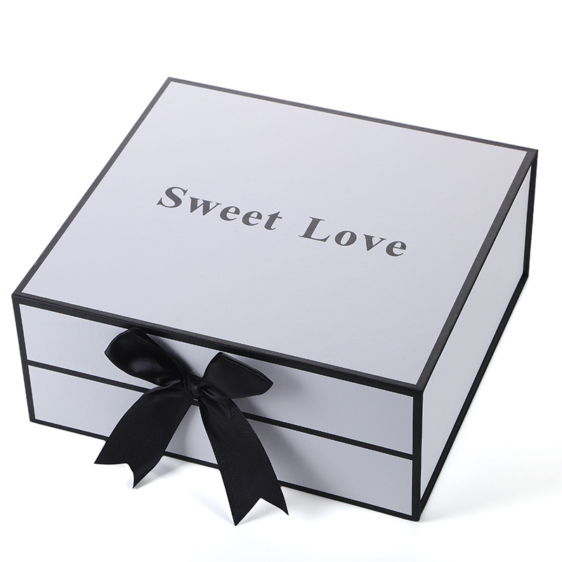 Exquisite Business Gift Box Jewelry Box Lid and Base Solid Box Packaging Gift Storage Paper Box Printing Wholesale