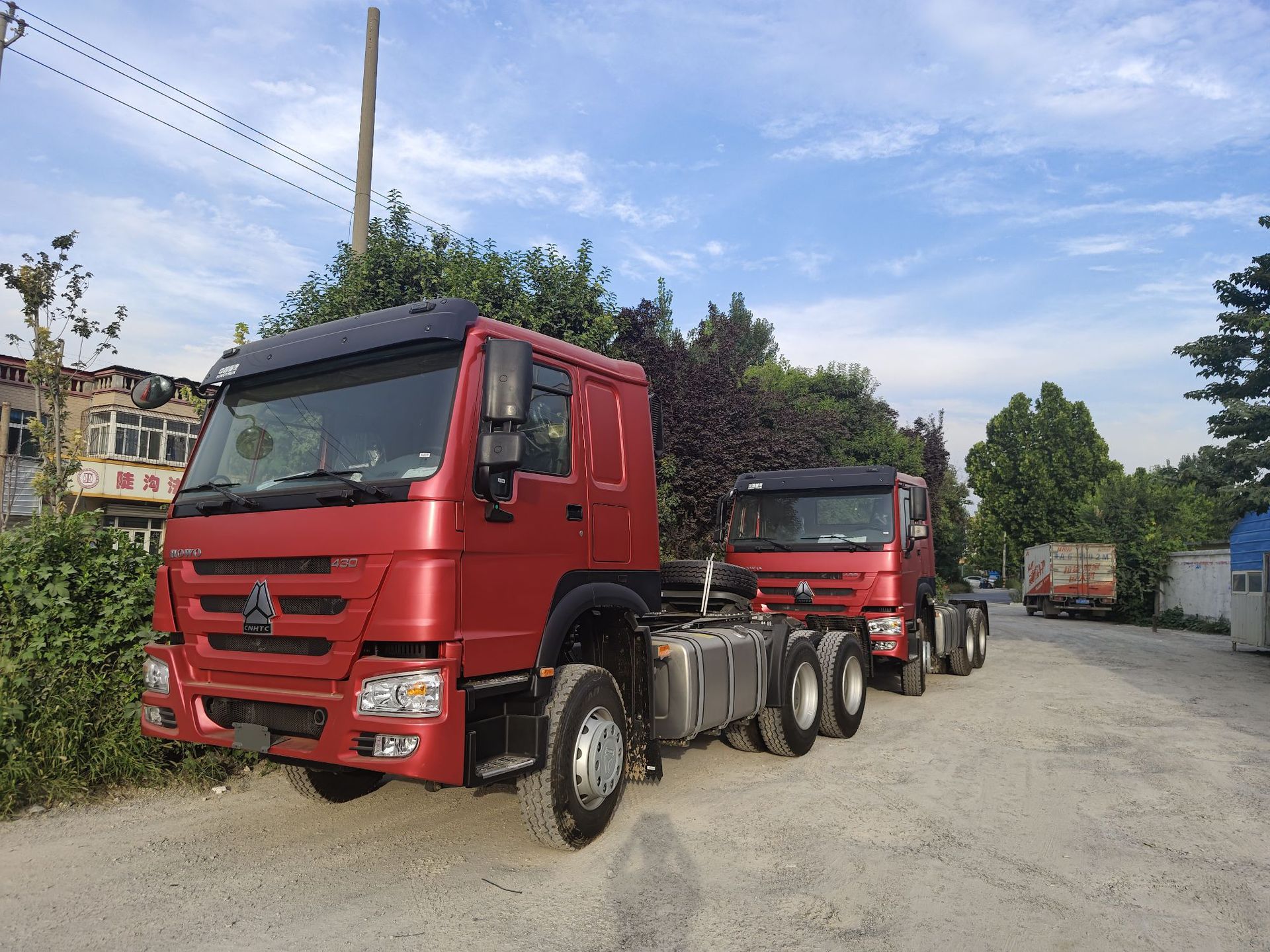 出口国二排放howo双驱重卡牵引车-阿里巴巴