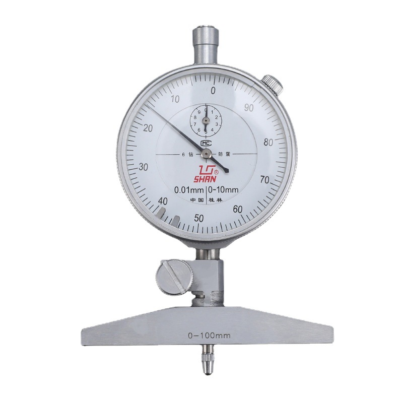 批发 SHAN桂量 机械深度卡规 深度尺0-100mm深度规现货