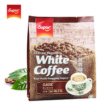 马来西亚super超级牌原味三合一白咖啡粉600g袋装