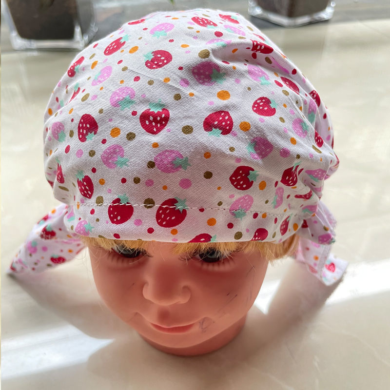 海盗帽2个装婴儿帽春秋夏天薄款男女宝宝头巾帽子0-1岁婴儿头巾