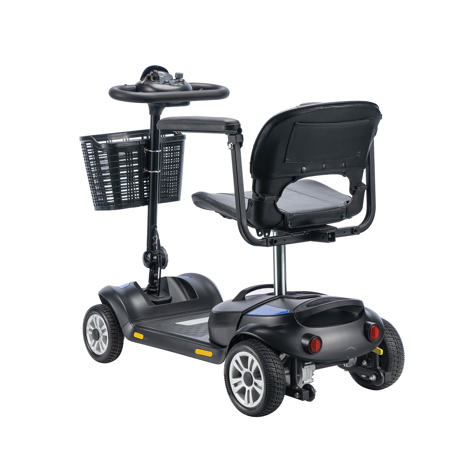 跨境出口爆款带led灯老年人残疾人可折叠12ah铅酸电池代步车-阿里巴巴